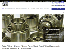 Tablet Screenshot of msd-ltd.co.uk